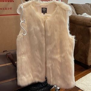 Vince Camuto faux fur vest